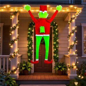 68inch Climbing Green Christmas Monster Decoration